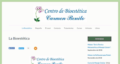Desktop Screenshot of carmenbenitobioestetica.com